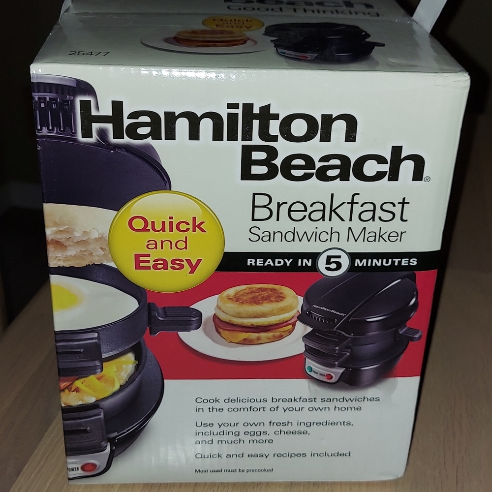 💐Hamilton Beach breakfast sandwich maker